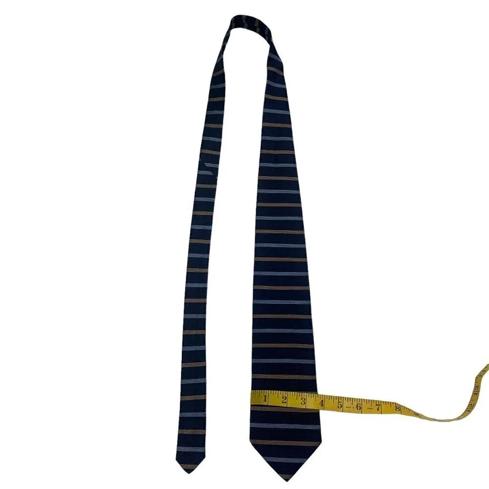 Brooks Brothers Striped 100% Silk Tie